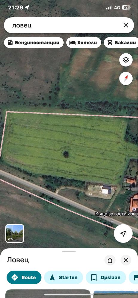 Парцел на брега на язовир Тича село Ловец