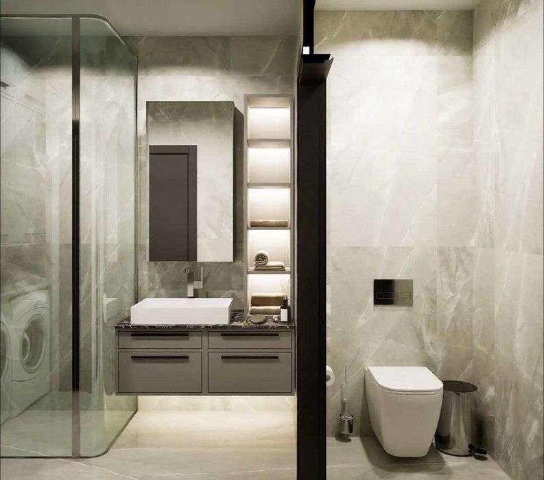 Двустаен апартамент на партер в затворен VIP комплекс „Перла“