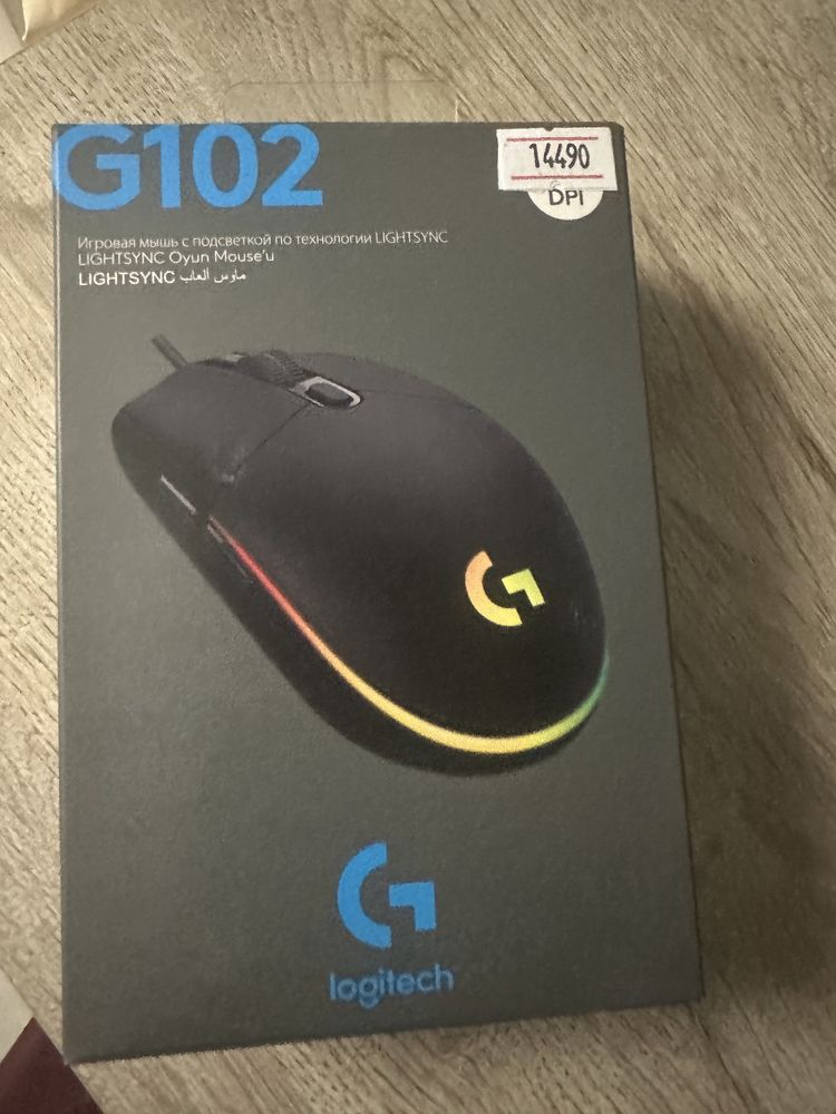 Мышь проводная Logitech G102 LIGHTSYNC