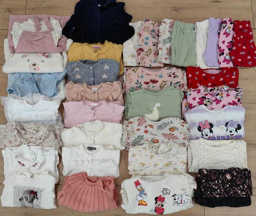 Дрехи за момиче 80-86 12-18 месеца- Zara, Reserved, Primarк, Next и др