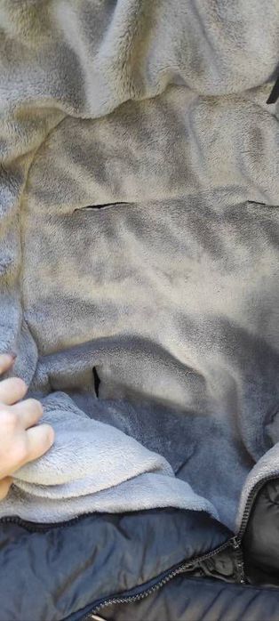 Cangaroo Термочувал Fluffy за количка черен