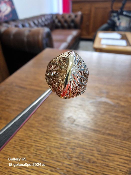 ‼️Златен Пръстен Филигран‼️ - Заложна къща Галерия 65