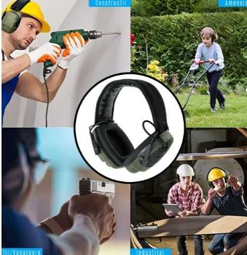 Casti tactice protectie auditiva pentru vanatoare, tir sportiv