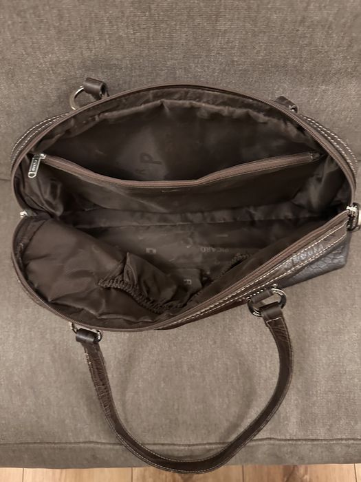 Geanta Picard piele naturala chocolate brown