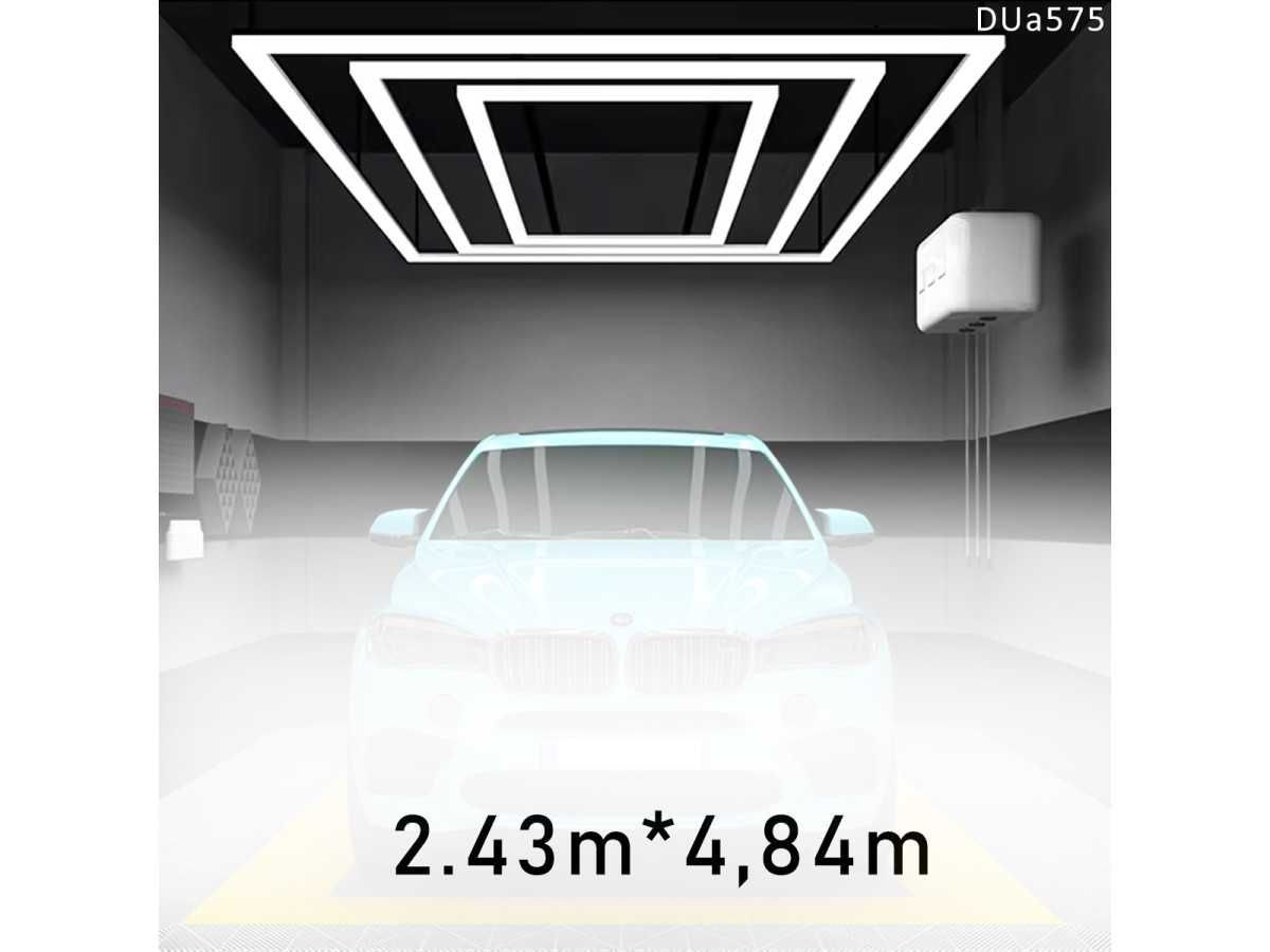 Lumină LED dreptunghiulară pentru iluminat liniar de garaj