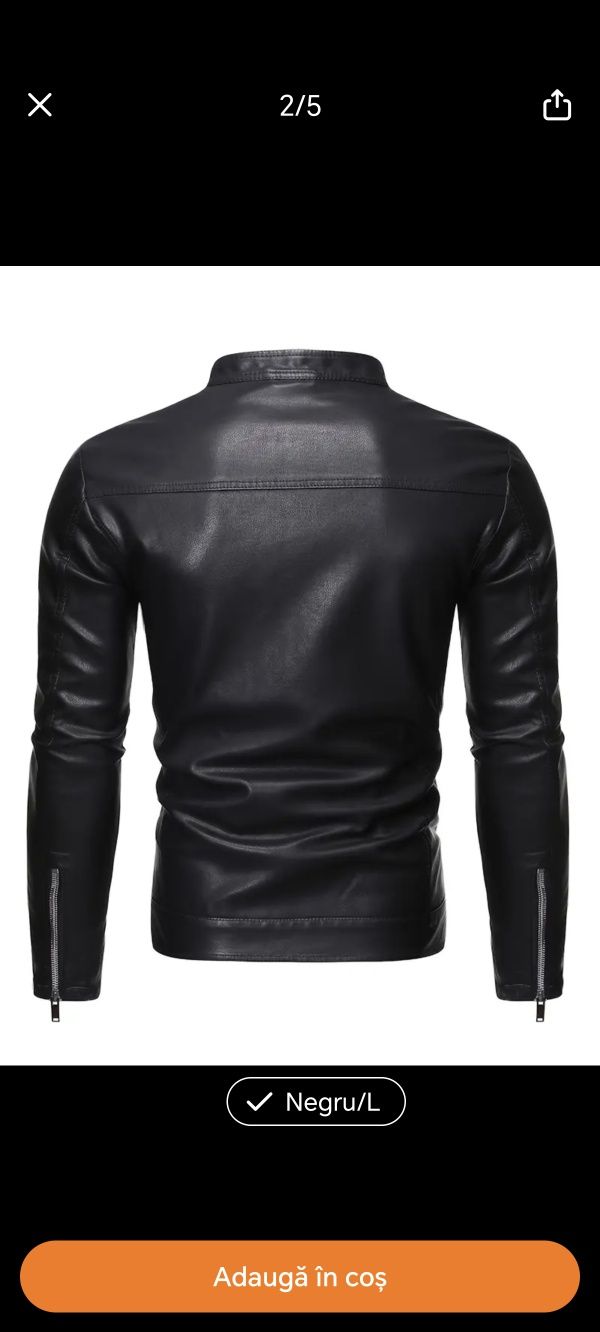 Geaca din Piele fina pentru barbati