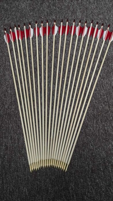 Sageti lemn pene naturale