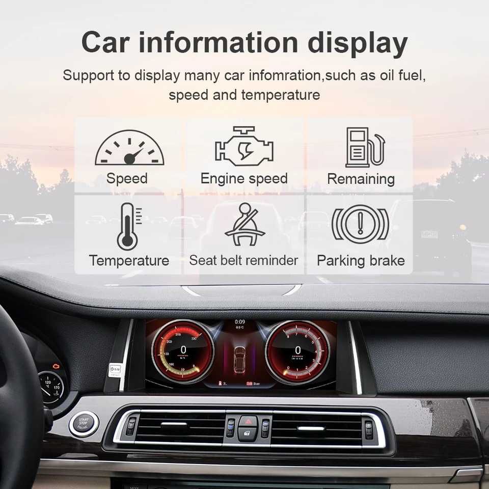Navigatie BMW Seria 7 F01  GPS Android  MP3 Wi-Fi Bluetooth 4G