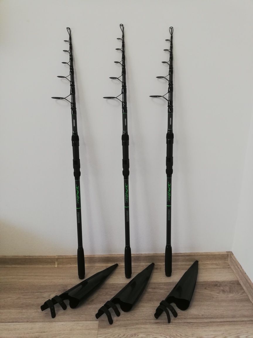 SET 3 Lansete Crap Robinhan Dexter 3.6m 3.75 LBS Carbon %