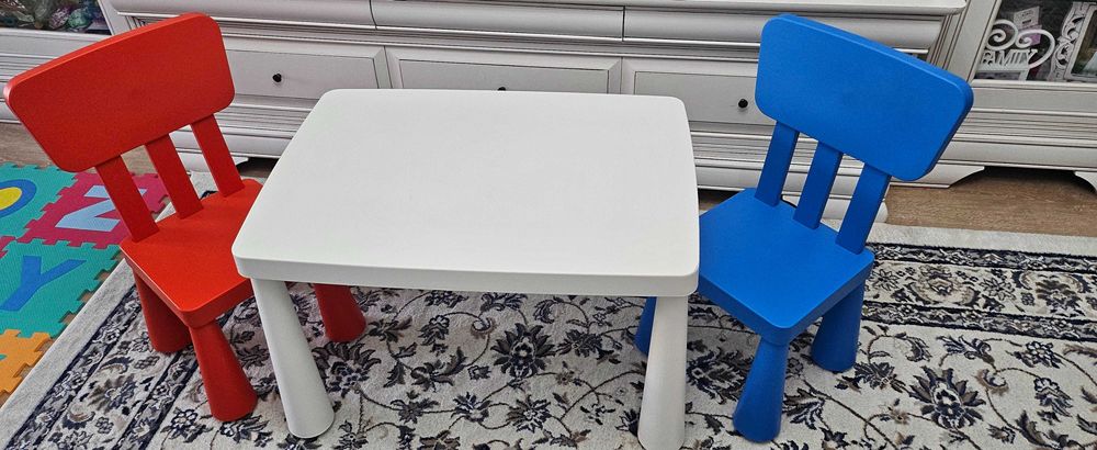 Set masă şi scaune copii Ikea Mammut