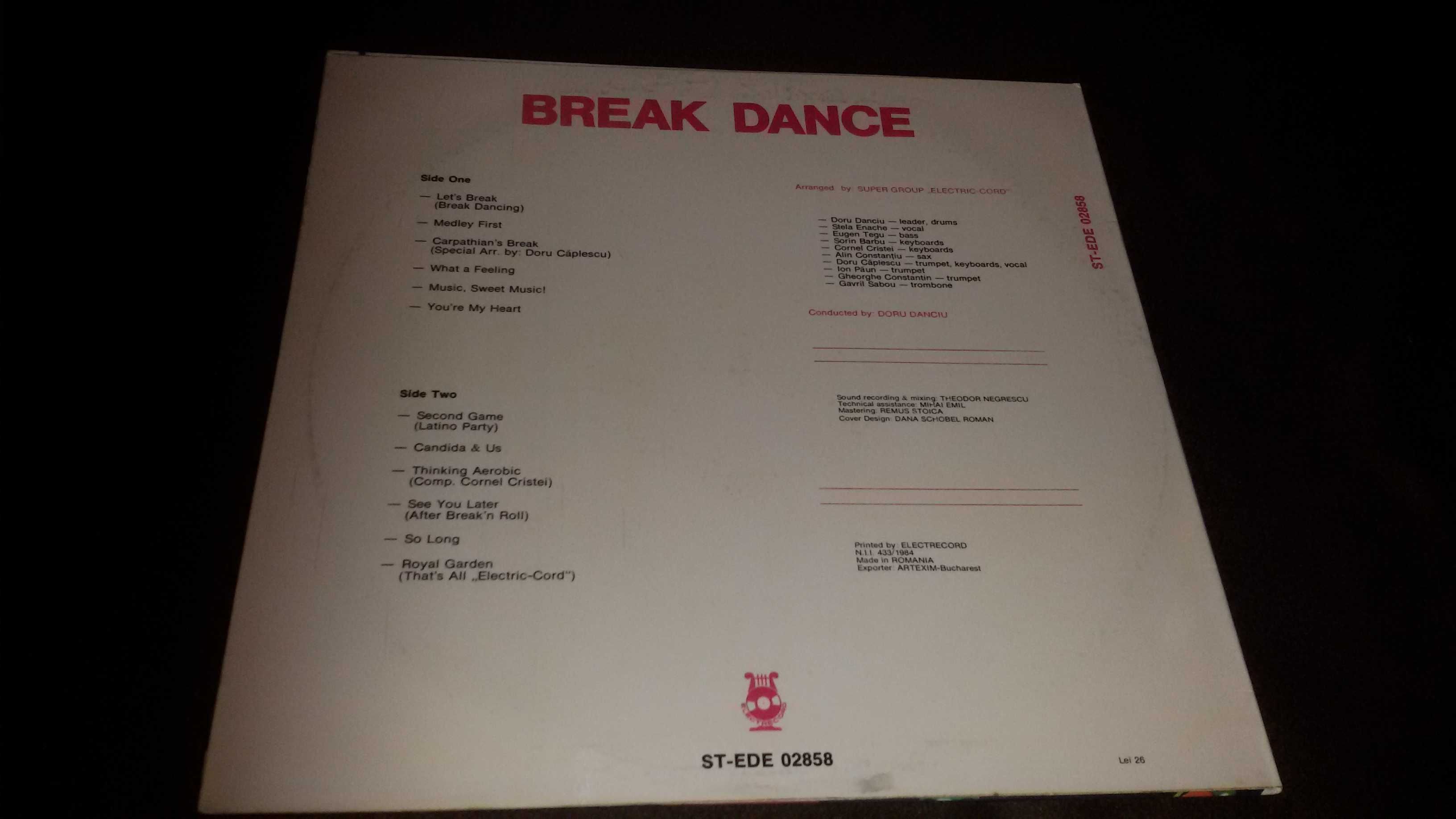 Vinil Break Dance / Aerobic Music