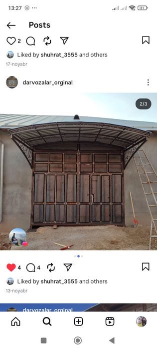 Naves panjara perila darvoza va svarka ishlari