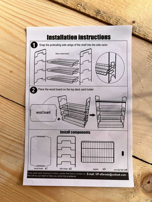 Raft de depozitare versatil (montaj facil)