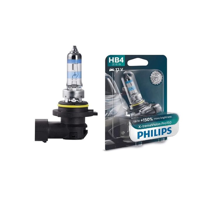 Bec HB4 (9006) PHILIPS 99ZS319P, 12V; 51W; X-tremeVision Pro150; cu pana 150% mai multa lumina; P22d; ECE, 1 buc.