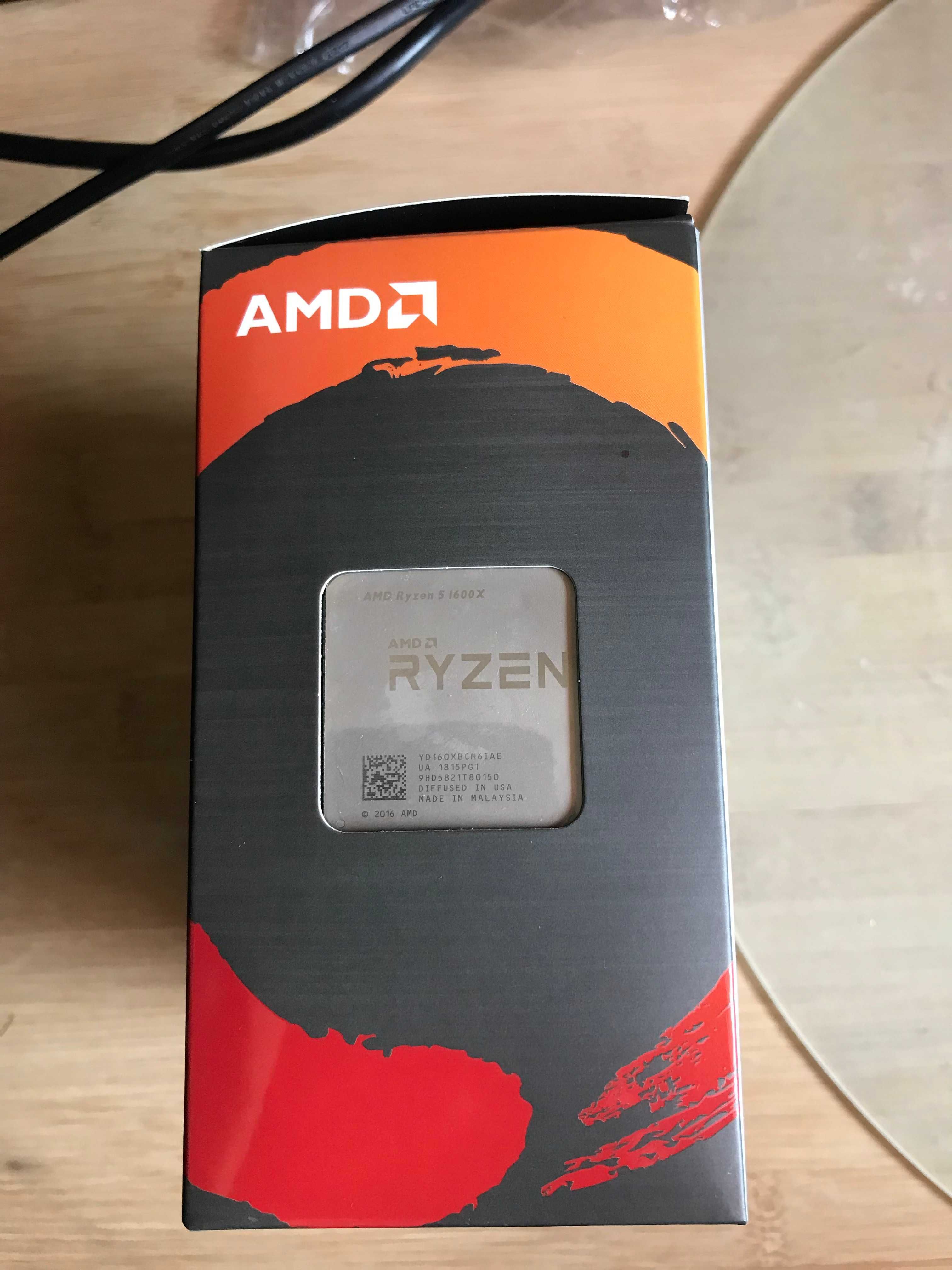 Процесор AMD Ryzen 5 1600X, без охладител