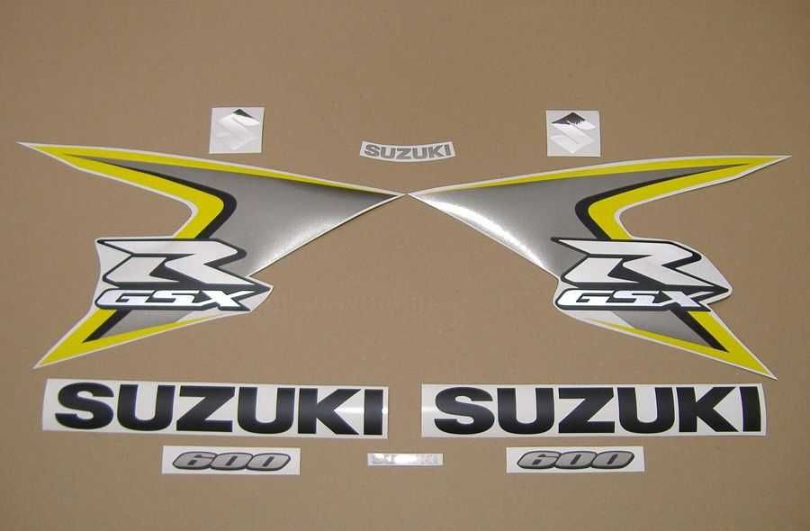 Стикери Сузуки 600 GSXR 2008г.-2009г. Suzuki GSX-R лепенки к8 к9 k8 k9