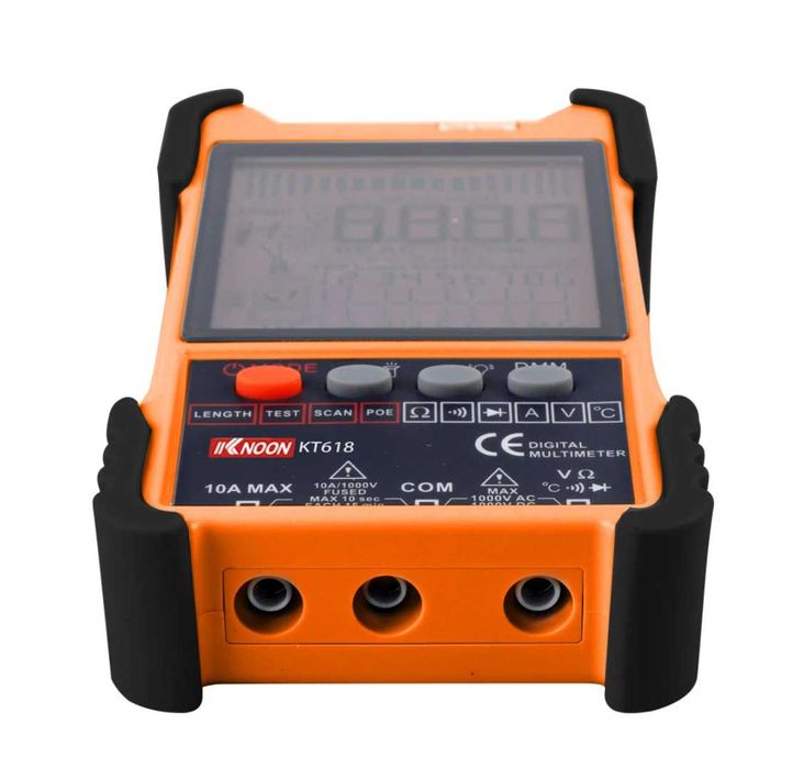 Многофункционален мултимер и тестер за мрежови кабели KKNOON - K618