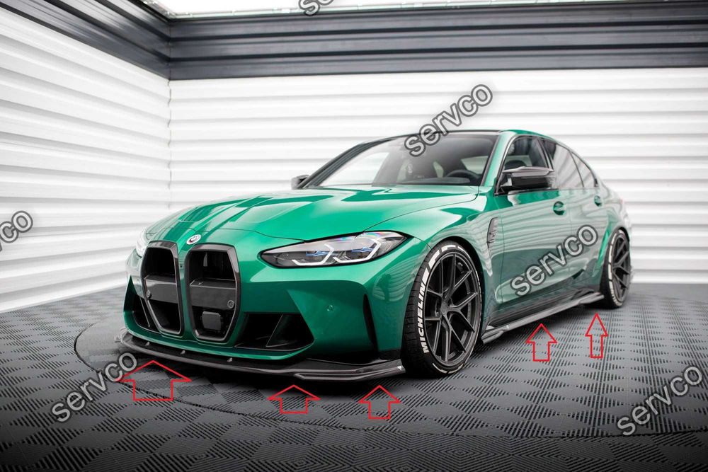 Pachet Set Body kit tuning Bmw M3 G80 Sedan 2021- v2 - Maxton Carbon