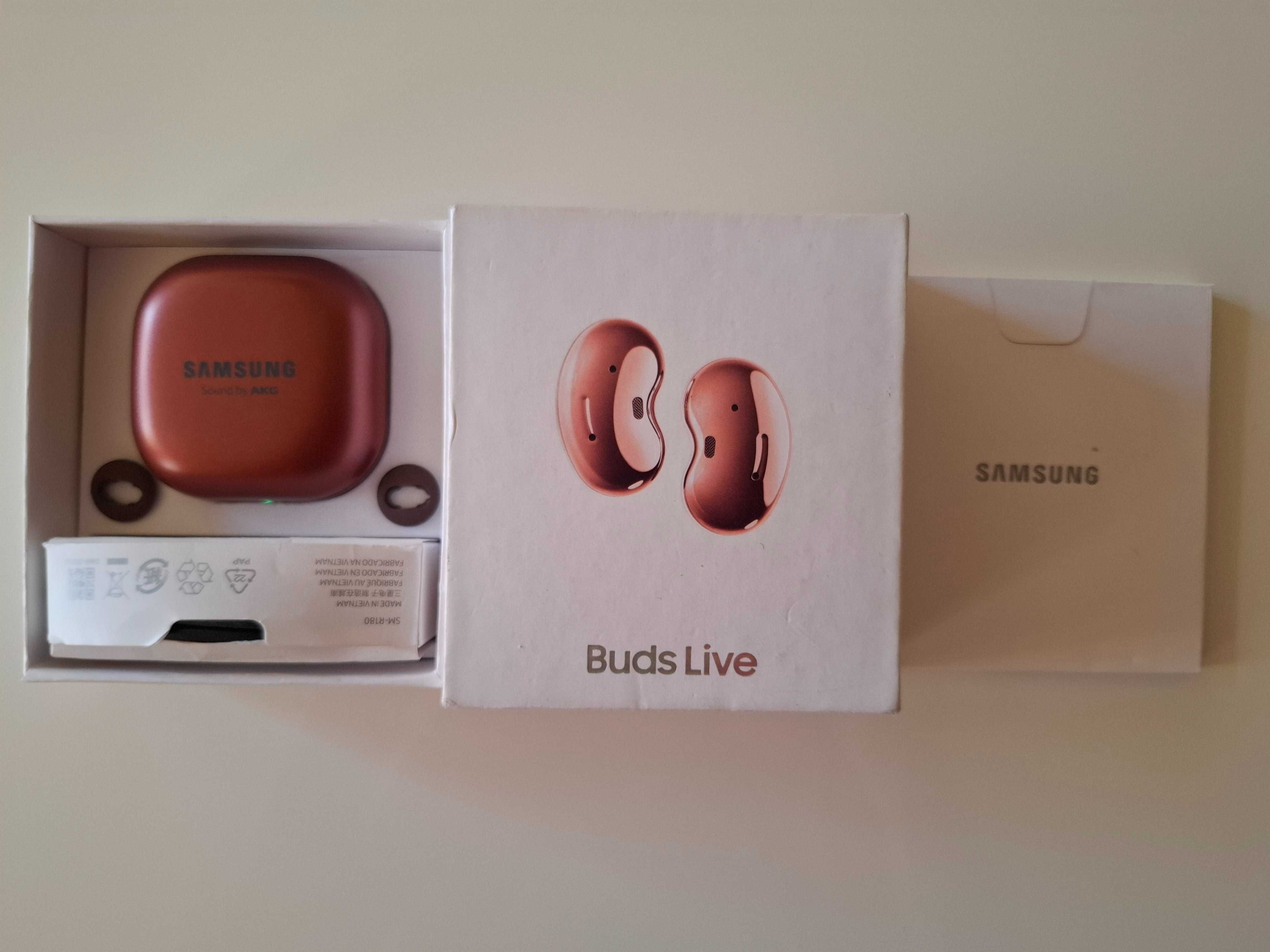 Bluetooth слушалки Samsung Galaxy Buds Live Gold