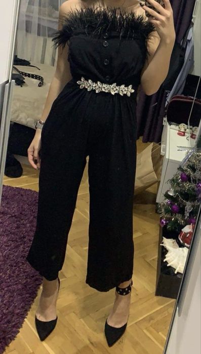 Гащеризон с ПЕРА - елегантен гащеризон с дълги крачоли