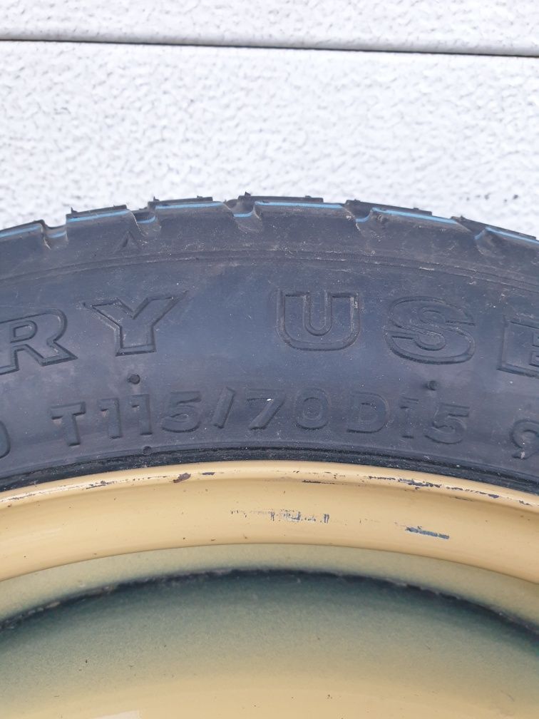Оригинална резервна гума патерица за КИА ХЮНДАЙ ТОЬОТА TOYOTA 15 цола
