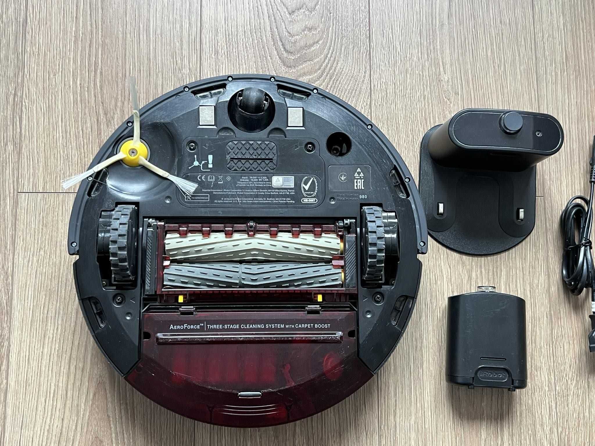 Aspirator iRobot Roomba 980, Navigare iAdapt, Carpet Boost, AeroForce