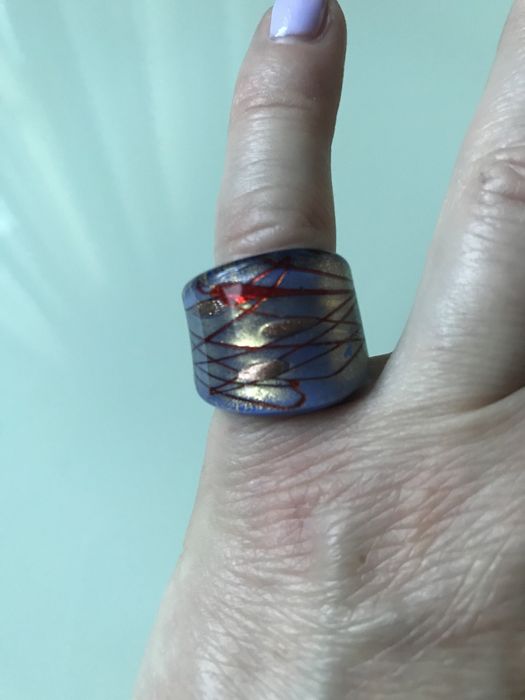 Пръстен от муранско стъкло