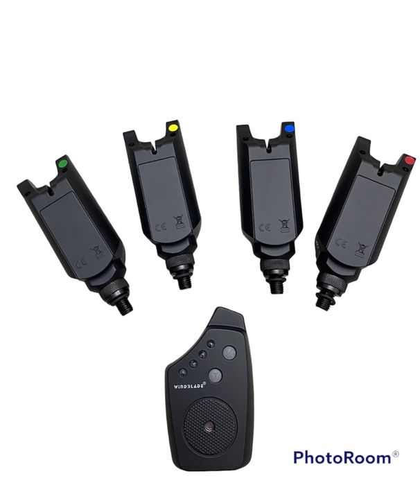 Set avertizori pescuit 4 + 1 Wind Blade plus Set 4 swingeri WindBlade