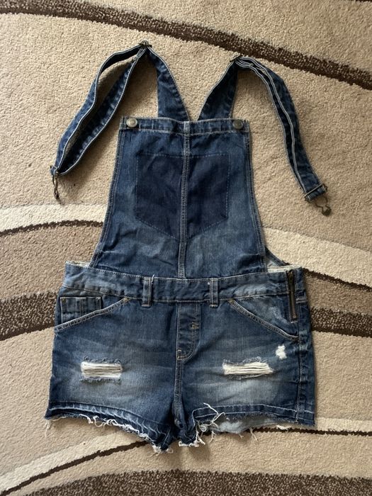 Salopeta de blugi scurti Clockhouse S