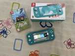 Nintendo switch lite + zelda, animal crossing