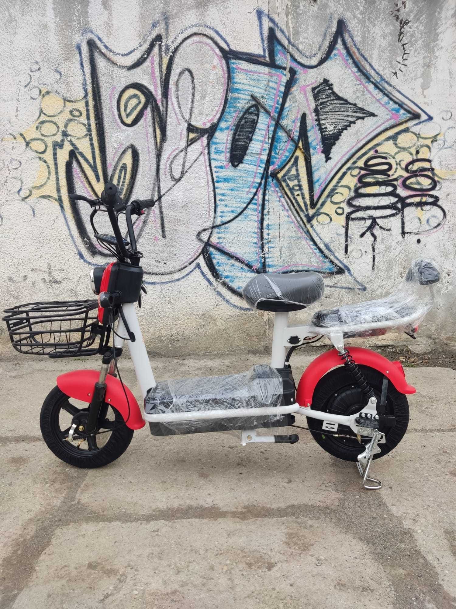 Scuter electric Stil Chopper NOU Motor 250w lithium amortizoare