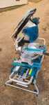 Circular Makita LH 1201 FL impreuna cu carucior  DEAWST05.