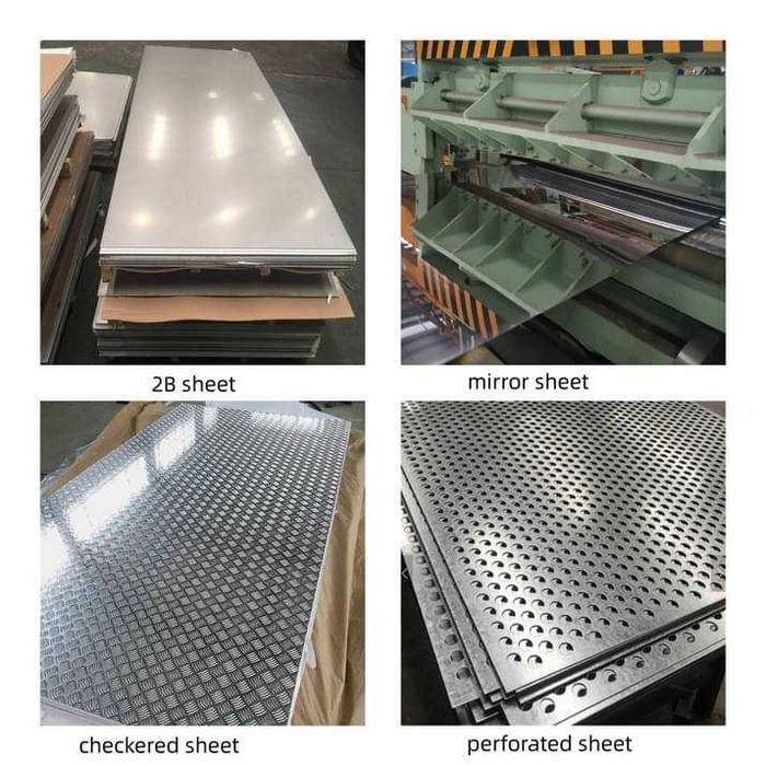 Tabla aluminiu striat sau lisa dreapta