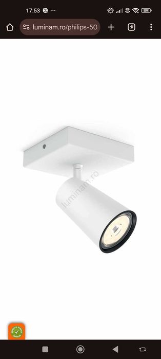 Spot LED luminos Philips 5.5 W