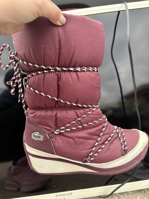 Lacoste ботуши бордо