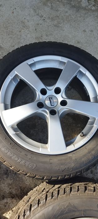 Алуминиеви джанти с гуми за audi q3  vw/mercedes 17 цола 5x112