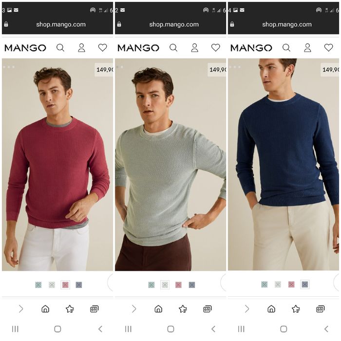 Pulovere barbati  M XL Mango