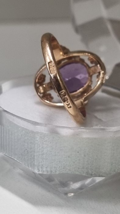 Vintage оригинален Съветски златен пръстен СССР