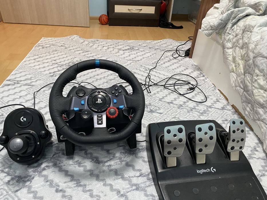 Logitech g29 + shifter + handbrake