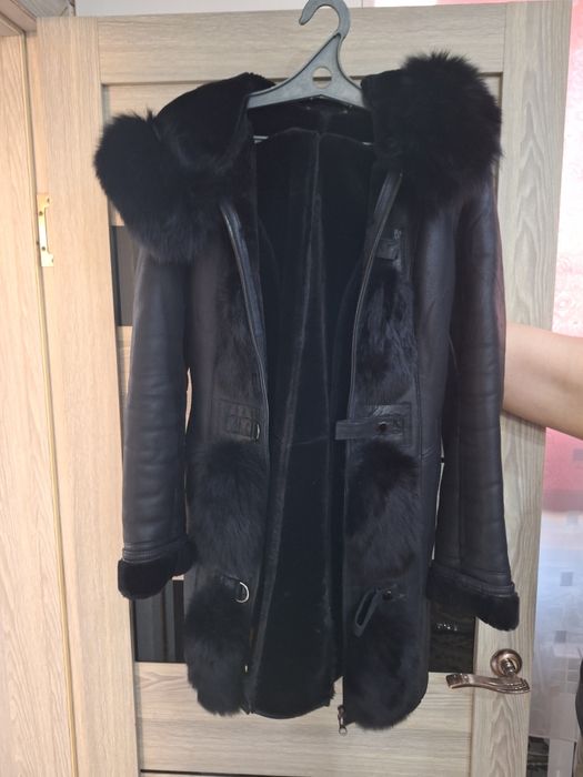 Новое натуральное пальто