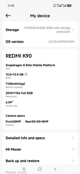 Redmi K90 oq china