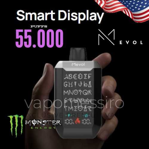 Vape X-treme Mevol !Full display color !Aroma Suprema!