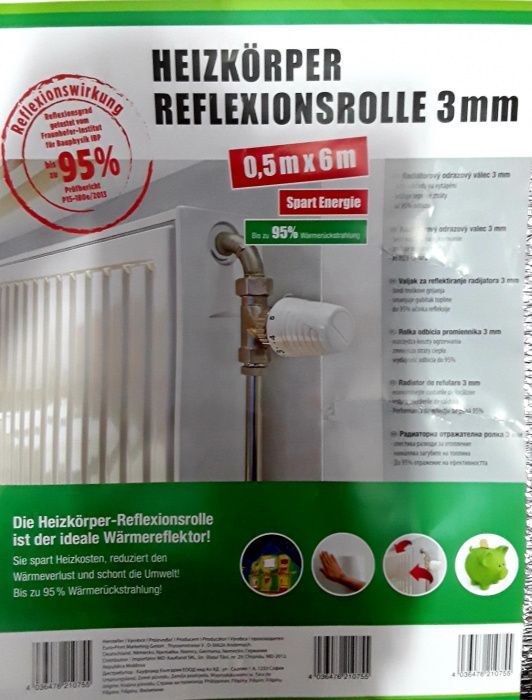 FOLIE SPECIALĂ (Germania) pentru eliminarea pierderilor de caldura