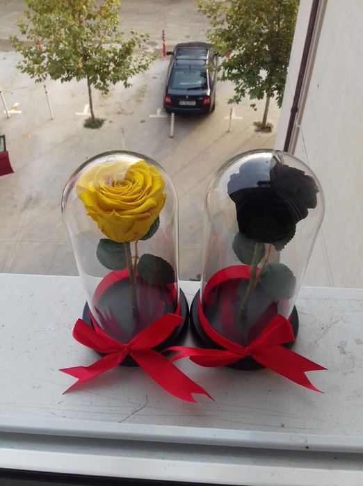 Trandafir criogenat conservat ideal pt cadou iubita sotie