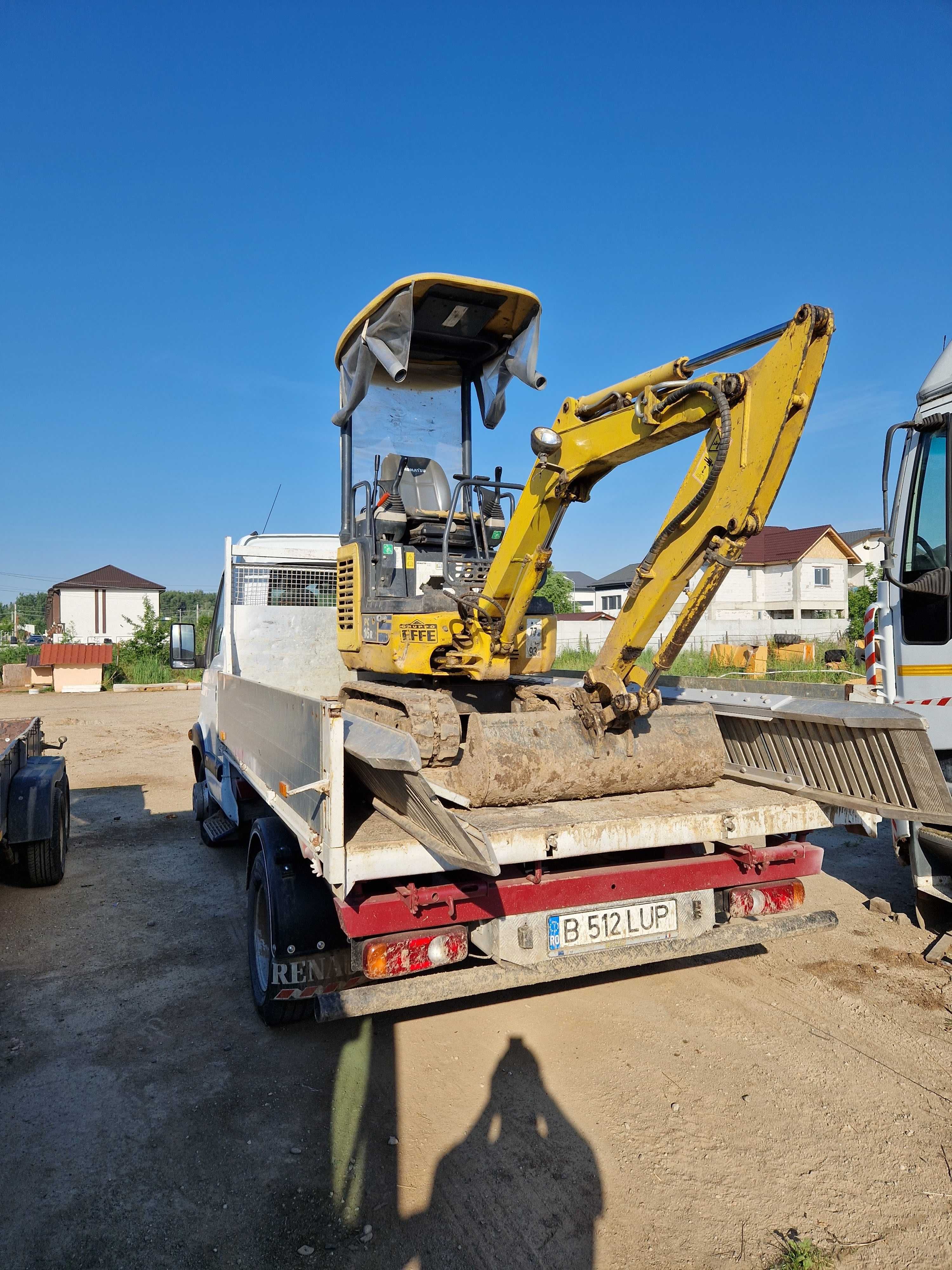 Miniexcavator, basculanta 3.5t, bobcat