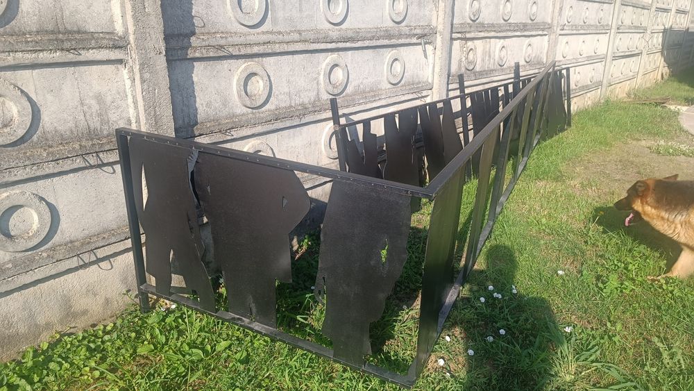 Balustrada metalica decorativa forma "L"