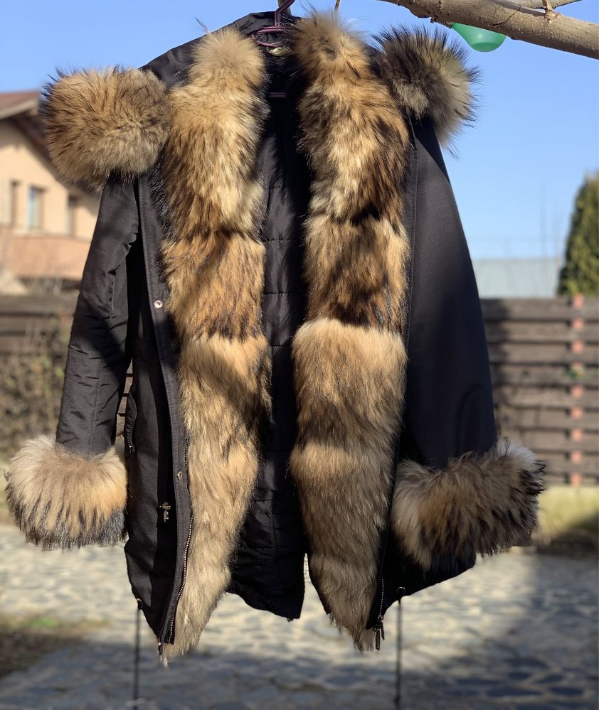 Haina blana Parka Cembelini Fashion