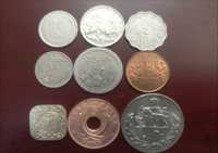 25 monede straine mai rare în stare bună. Și separat.