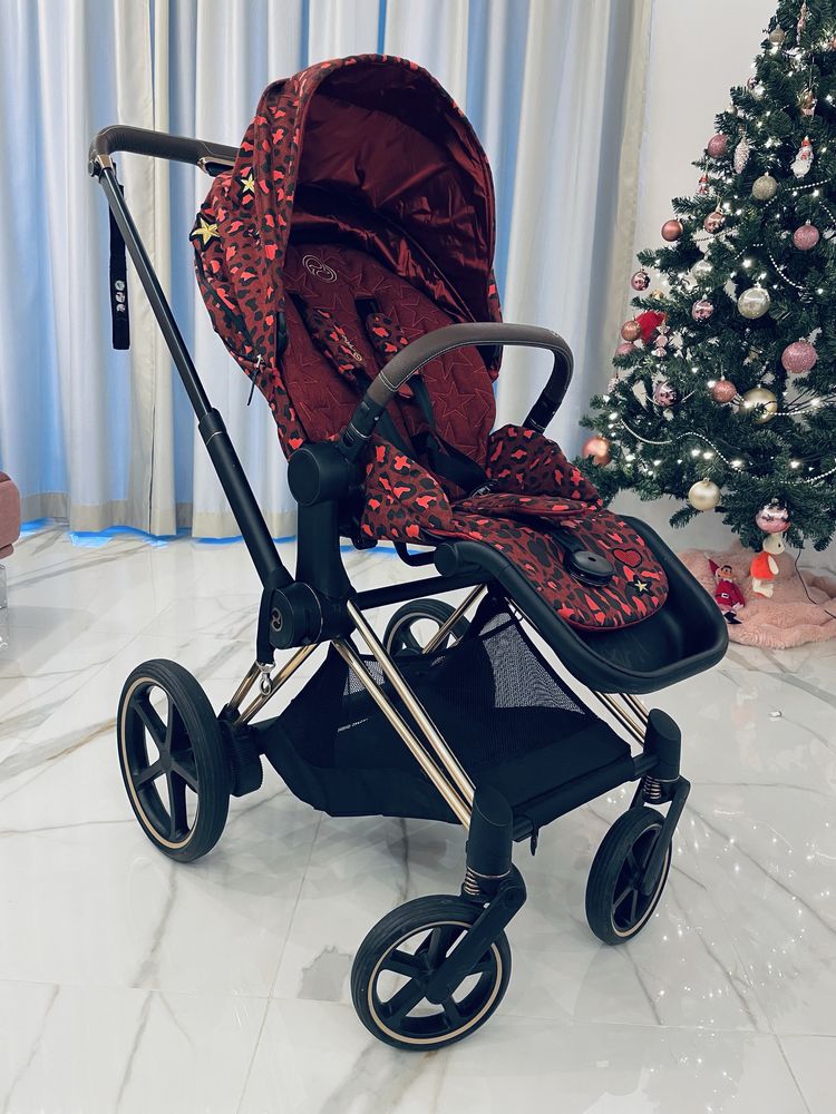 Cybex E-Priam 4 Rose Gold Rockstar