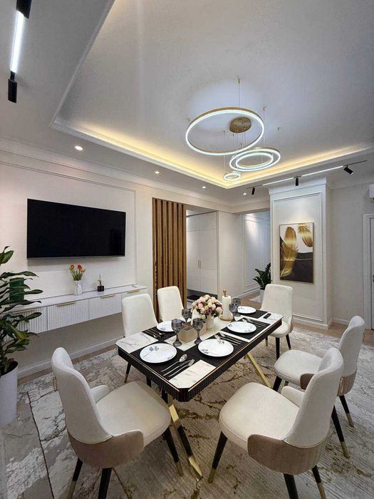 Элитная 3-комн кв с дорогим ремонтом ЖК OQ Saroy! Паркентский! ID09